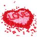 Pétales de rose artificiels rouges - 500 pièces
