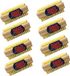 Synx Tools Nagelborstel hout set van 8 stuks