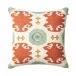 Chhatwal & Jonsson Coussin Mahal 50x50 cm Aqua-heaven blue-apricot-khaki