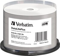Verbatim 43744 DVD-R 4.7GB - 50-pack - Printable