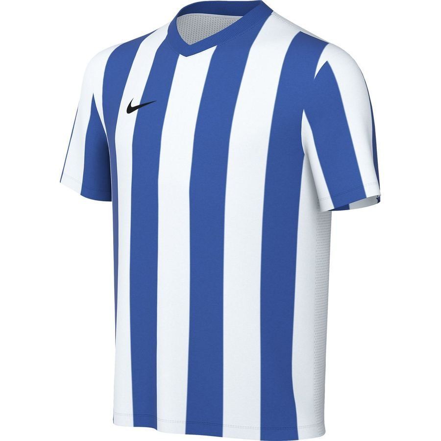Nike Voetbalshirt Dri-fit Striped Division V - Wit/blauw/zwart Kids, maat L: 147-158 cm