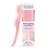 Tangle Teezer Naturally Curly Ultimate Detangler-haarborstel voor 3C-4C krullend, kroezend haar - Gelaagde tanden definiëren krullen en reduceren kroeshaar - Mango & Roze