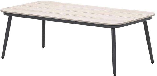 Garden Impressions Teramon lounge tafel - 130x70 cm - c.black - light teak Vironwood