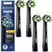 Oral-B CrossAction Opzetborstels Zwart - 4 stuks