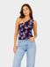 Fluresk C&S Fashion Group Bobbi top paars gebloemd