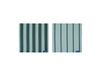 Mette Ditmer Torchon Stripes 33x33 cm lot de 2 Menthe
