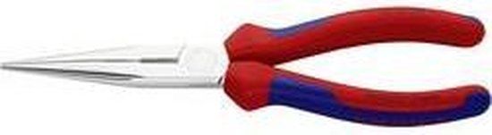 Knipex 26 15 200 Platte rondbektang Werkplaats Recht Chroom-vanadium elektrostaal 200 mm