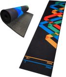 Merkloos Relaxdays Dartmat - 60x260 cm - zigzag - antislip