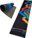 Merkloos Relaxdays Dartmat - 60x260 cm - zigzag - antislip