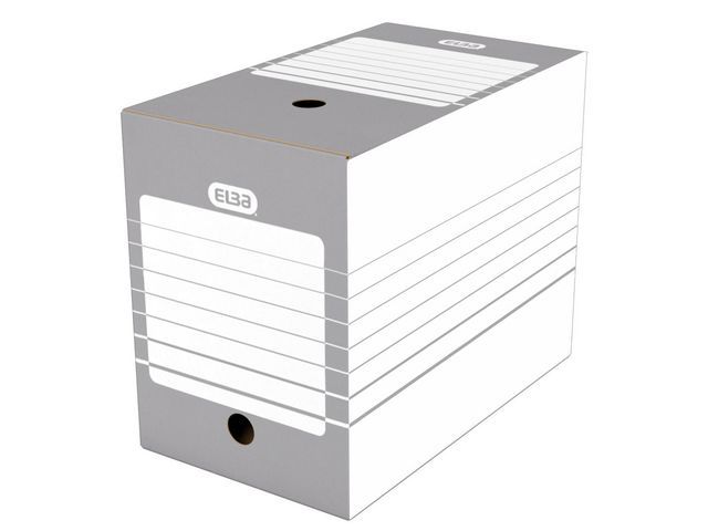 ELBA Archiefdoos - Karton - Grijs - 200 x 340 x 270 mm