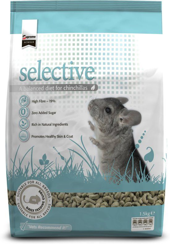 Supreme Science Selective Chinchillavoer - 1.5 kg