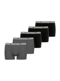 TOM TAILOR Buffer Heren Boxer Multipack - 5-Pack - Grijs/Zwart