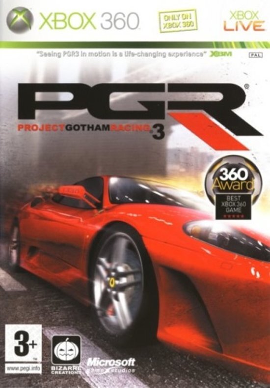 Microsoft Project Gotham Racing 3 Xbox 360