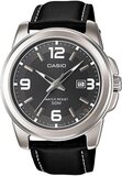Casio MTP-1314L-8AVEF Heren Horloge - 24 mm - Zwart Leer