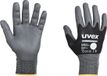 Uvex Phynomic XG Werkhandschoenen XS Grijs, zwart Nitrile