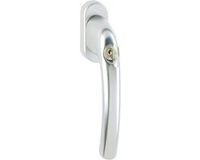 Hoppe Raamkruk afsluitbaar met stift draaivalbeslag, aluminium 0710S/U26 F1