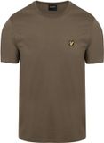 Lyle and Scott T-shirt Frêne Vert - Taille L - Hommes - T-shirts décontractés