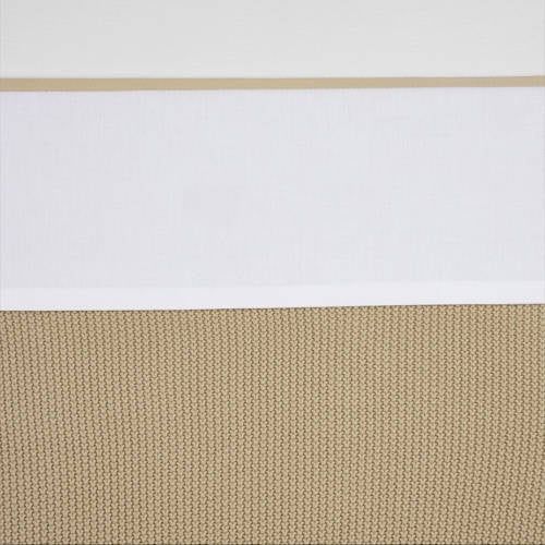 Meyco baby ledikantlaken Bies 100x150cm Sand
