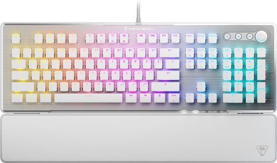 Turtle Beach Vulcan II - White - QWERTY - Mechanical Gaming Keyboard for PC