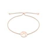Tamaris Bracelet Pour Femmes En Acier Inoxydable, Pour Femmes Bijou De Bras Ajustable Avec Zugbandverschluss Et Étanche