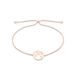 Tamaris Bracelet Pour Femmes En Acier Inoxydable, Pour Femmes Bijou De Bras Ajustable Avec Zugbandverschluss Et Étanche