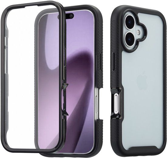 imoshion 360° Full Protective Case - Zwart - Geschikt voor Apple iPhone 17