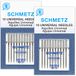 Schmetz Universele Naaimachine Naalden - Maat 80/12-2 Kaarten - 20 Naalden