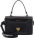 Coccinelle Leren handtas schoudertas Beat Generatio Crossbody Bag Noir zwart