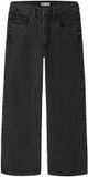 Name it Jeans Skater Black Denim1 Wide Leg Fit Kinderen 158