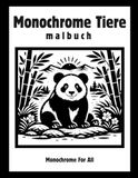Monochrome Tiere Malbuch