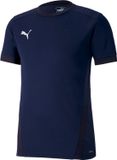 Puma LIGA Core Jersey T-shirt d'entraînement Manches courtes Homme Bleu marine, Blanc Taille S