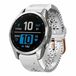 By Qubix - Flower siliconen bandje - Wit - Geschikt voor Garmin Fenix 9 / 9 pro - 43mm
