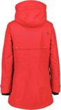 DIDRIKSONS Frida WNS Parka 7 Dames Parka Rood Polyester Lange Mouw Waterafstotend