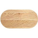 Maison Exclusive - Plateau de table ovale en bois de chêne massif 80x40x2 cm