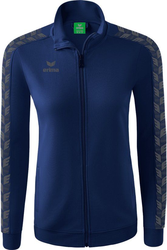 Erima Essential Team Tracktop Jack Dames - New Navy / Slate Grey - Maat 42