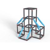 BIG Kraxxl - The Tower - Klimtoren - Klimrek - Blauw/Grijs - 3+ Jaar