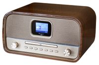 Soundmaster DAB970BR1 Home Audio Mini System 30W Gold Wood