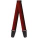Buckle-Down GS-W32205 Gitaarband Verticale Strepen Overgang Zwart Rood 2 Inch Breed