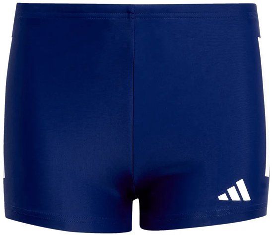 Adidas 3 Stripes Zwemboxer Blauw 11-12 Years Jongen