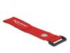 Launch Distribution Velcro cable tie with loop and eyelet attachment L 280 x W 38 mm red 3 pieces