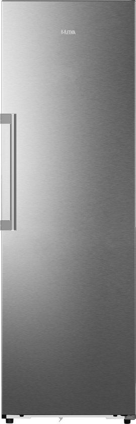 ETNA VV185NRVS - Vrijstaande Vriezer - RVS/RVS look - 312 Liter - Energielabel C - 35 dB(A) - No-Frost - FastFreeze
