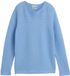 Tom Tailor - Pull en maille en coton biologique - Taille S - bleu fjord clair