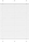 vidaXL Plissé rolgordijn 110x150 cm stofbreedte 109,4cm polyester wit