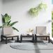 Prolenta Maison Exclusive Tuinset, 3-delig, met kussens, antracietkleurig, kunststof (PP)