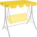 Maison Exclusive - Housse de remplacement pour balancelle, Jaune, 188/168x145/110 cm