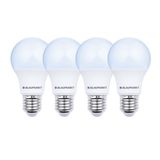 BLAUPUNKT GLS-gloeilamp, E27, 12 W, 1200 lm, 6000 K, koud wit, mat, 4 stuks