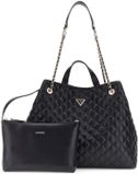 GUESS shopper Giully II 2 in 1 Tote Black zwart