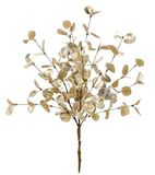 Kunstmatige Eucalyptus Kunstmatige Eucalyptus, Dollarblad, Bruiloftsdecoratie, Tak, Bloemen, Kerstdecoratie, Adventskrans, Decoratie voor Slinger, Goud