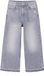 Vertbaudet Jean large pour fille avec bords effilochés gris