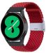 By Qubix Qubix - Braided nylon bandje - Rood - geschikt voor Huawei Watch GT 6 / GT 7 / GT 6 pro / GT 7 pro - 46mm